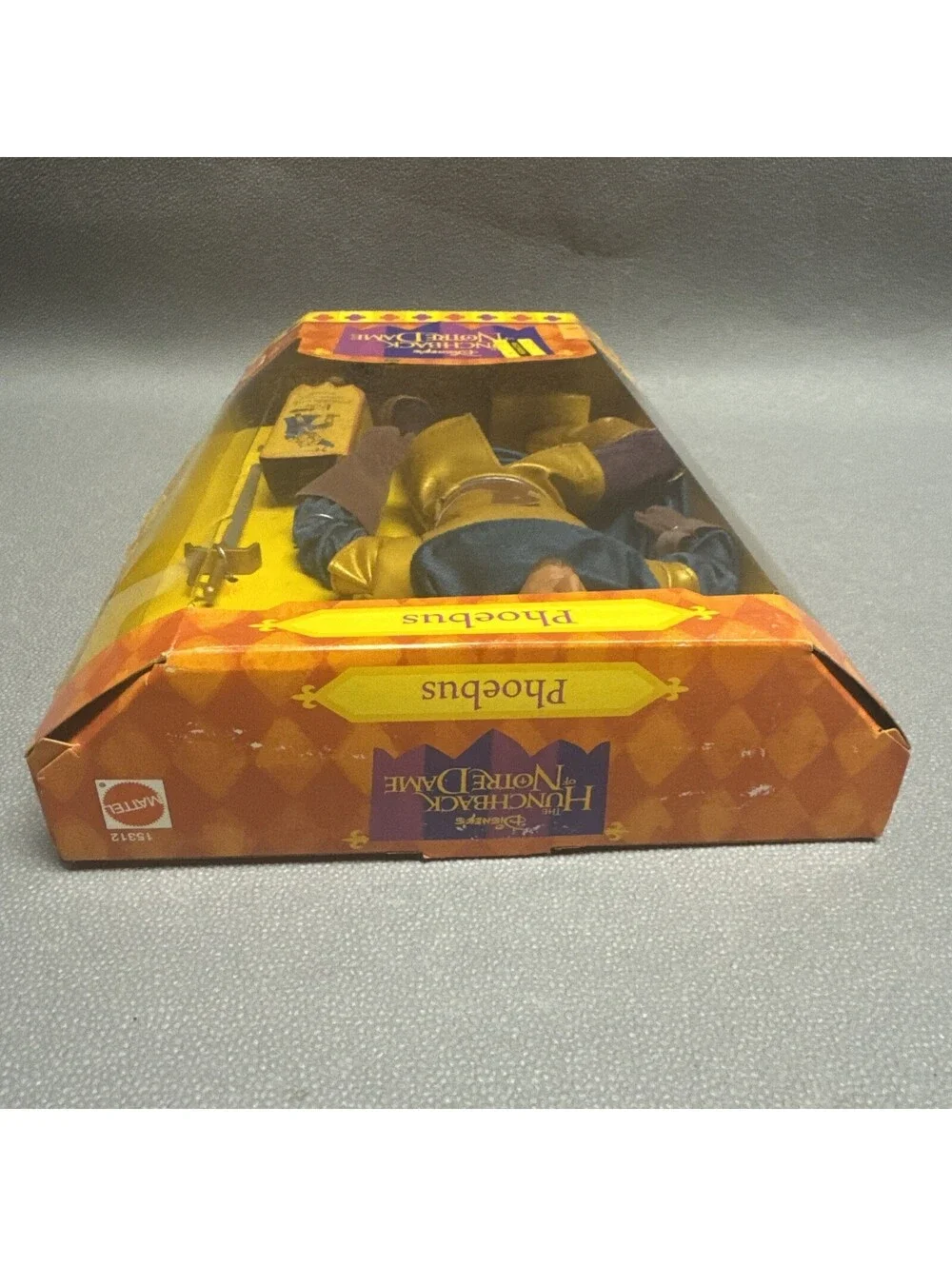 Disney's The Hunchback of Notre Dame Phoebus Doll 1995 Mattel 15312 NIB